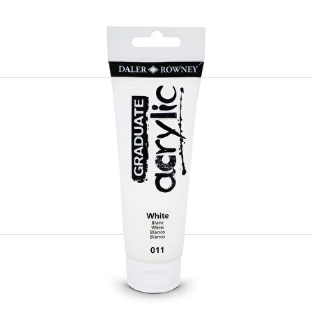 Daler Rowney Graduate Akrilik Boya 120ml 011 White