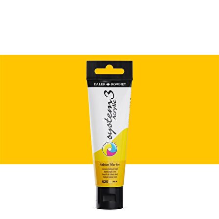 Daler Rowney System 3 Akrilik Boya 150ml 620 Cadmium Yellow Hue
