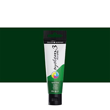 Daler Rowney System 3 Akrilik Boya 150ml 352 Hookers Green