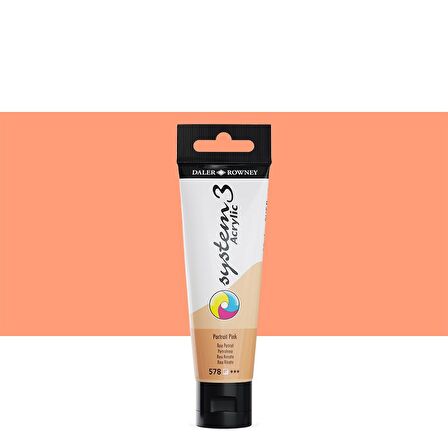Daler Rowney System 3 Akrilik Boya 150ml 578 Flesh Tint