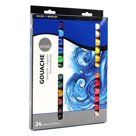 Daler Rowney Simply Sulu Boya Seti 24x12ml
