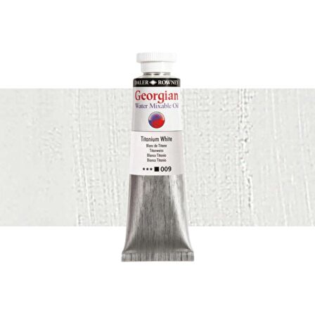 Daler Rowney Georgian Water Mixable Oil Su Bazlı Yağlı Boya 37ml 009 Titanium White