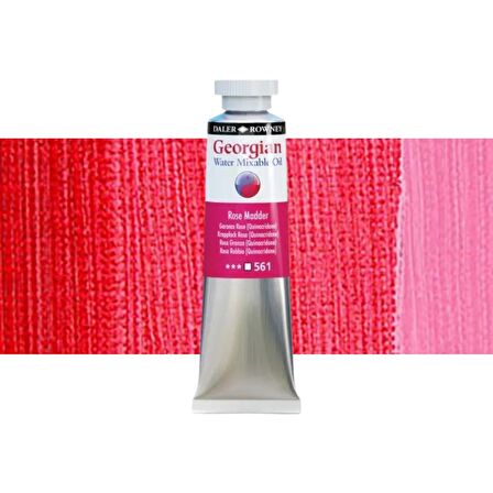 Daler Rowney Georgian Water Mixable Oil Su Bazlı Yağlı Boya 37ml 561 Rose Madder