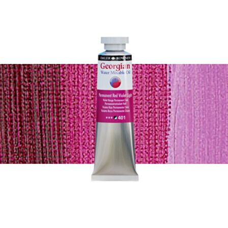 Daler Rowney Georgian Water Mixable Oil Su Bazlı Yağlı Boya 37ml 401 Permanent Red Violet Light