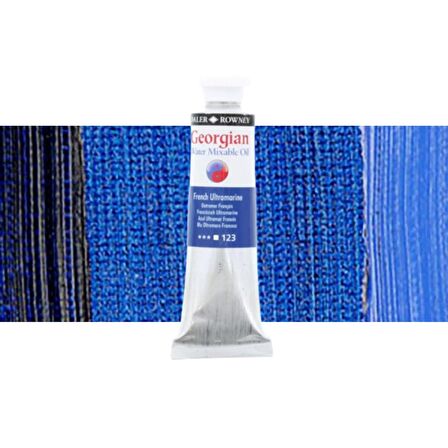 Daler Rowney Georgian Water Mixable Oil Su Bazlı Yağlı Boya 37ml 123 French Ultramarine