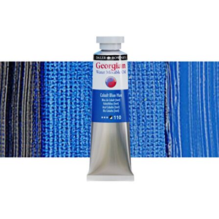 Daler Rowney Georgian Water Mixable Oil Su Bazlı Yağlı Boya 37ml 110 Cobalt Blue Hue
