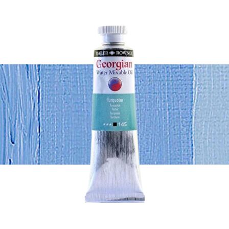 Daler Rowney Georgian Water Mixable Oil Su Bazlı Yağlı Boya 37ml 145 Turquoise