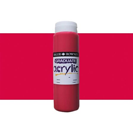 Daler Rowney Graduate Akrilik Boya 500ml N:542 Crimson