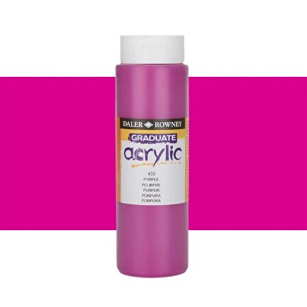 Daler Rowney Graduate Akrilik Boya 500ml N:433 Purple