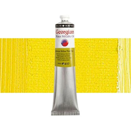 Daler Rowney Georgian Water Mix. Oil Su Bazlı Yağlı Boya 200ml 617 Cad. Yellow Pale Hue