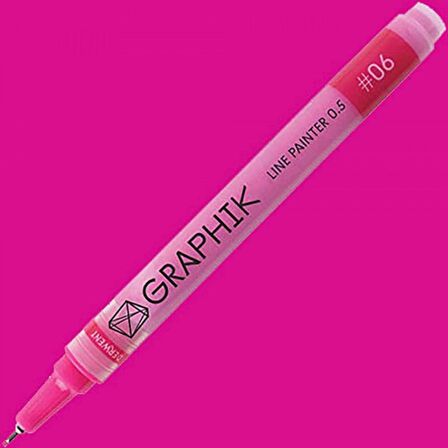 Derwent Graphik Line Painter Çizim Kalemi Tickled (06)