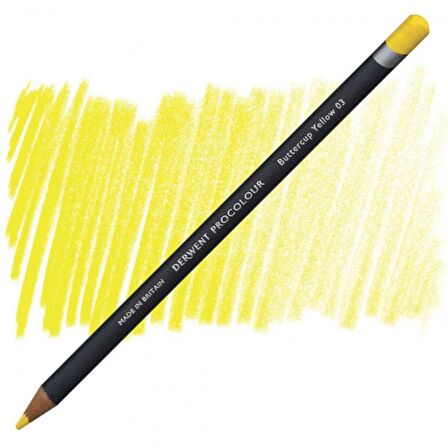 Derwent Procolour Pencil (Kuru Boya Kalemi) Buttercup Yellow (03)