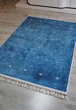 Dekoratif Örgü Saçaklı Salon Halısı Makinede Yıkanabilir Mutfak Halısı Kaymaz Kırmızı Kilim 