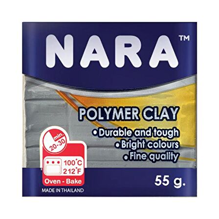 NARA Polimer Kil 55 Gram PM25 Metallic Grey