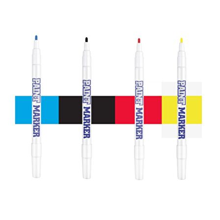 Bigpoint Paint Marker Fine Kalem 1-2 mm 4'lü Set