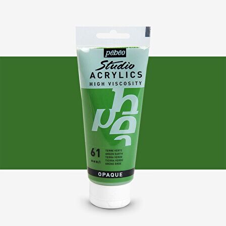 Pebeo Akrilik Boya Studio 100ml Green Earth 61