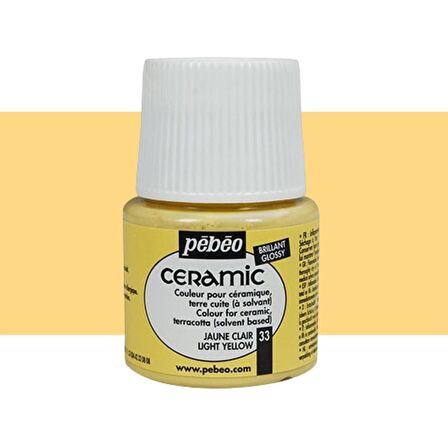 Pebeo Seramik Boyası 45ml Light Yellow 33