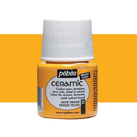 Pebeo Seramik Boyası 45ml Orange Yellow 22