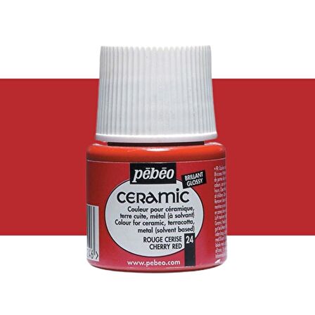 Pebeo Seramik Boyası 45ml Cherry Red 24