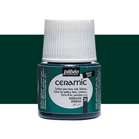 Pebeo Seramik Boyası 45ml Emerald 26