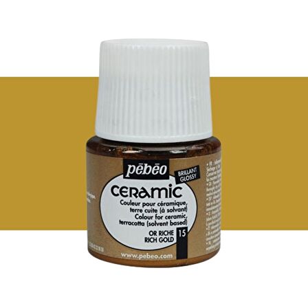 Pebeo Seramik Boyası 45ml Rich Gold 15