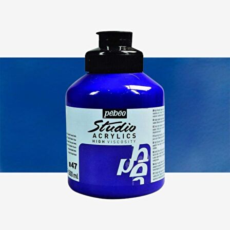 Pebeo Akrilik Boya Studio 500ml Dark Cobalt Violet 47