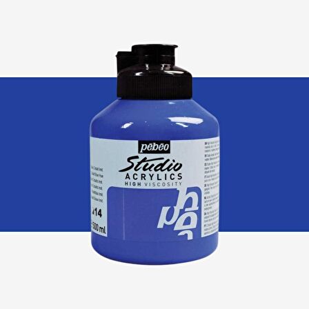 Pebeo Akrilik Boya Studio 500ml Cobalt Blue 14