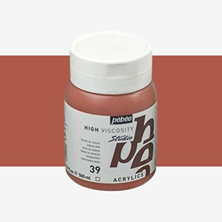 Pebeo Akrilik Boya Studio 500ml Venice Red 39