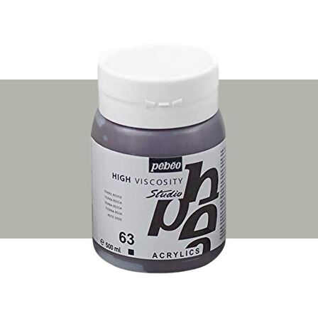 Pebeo Akrilik Boya Studio 500ml Terra Rossa 63