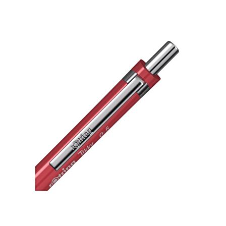 Rotring Tikky Uçlu Mekanik Versatil Kalem 0.5mm Kırmızı