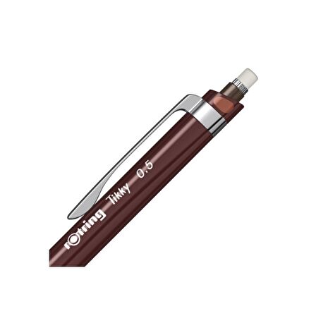Rotring Tikky Uçlu Mekanik Versatil Kalem 0.5mm Bordo