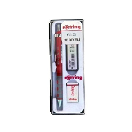 Rotring Tikky Versatil Uçlu Kalem Set 0,5mm Kırmızı