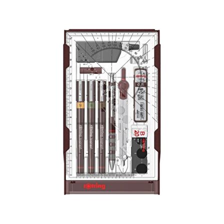 Rotring Isograph Rapido Master Set 0,2-0,3-0,5mm