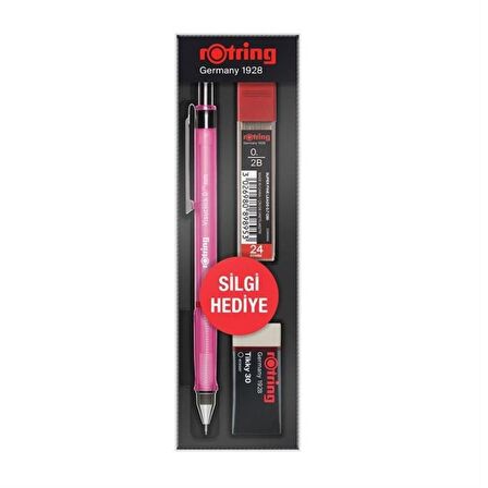 Rotring Visuclick Versatil Uçlu Kalem Okul Seti 0.7 mm Pembe