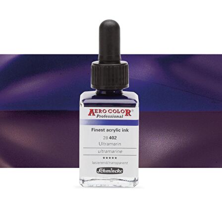 Schmincke Aero Color Professional Finest Akrilik ink. 28ml Ultramarine 402