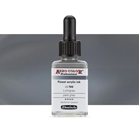 Schmincke Aero Color Professional Finest Akrilik ink. 28ml Pale Grey 700