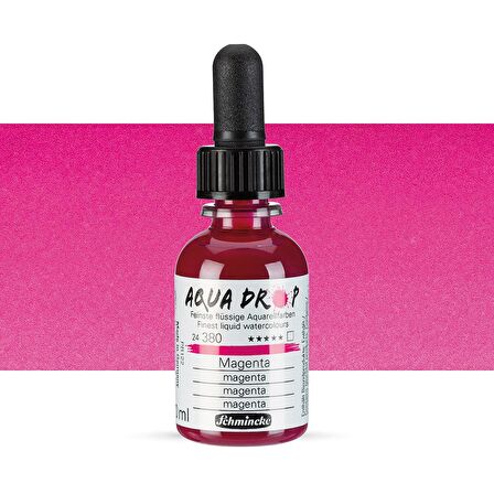 Schmincke Aqua Drop Sıvı Sulu Boya 30ml Magenta 380