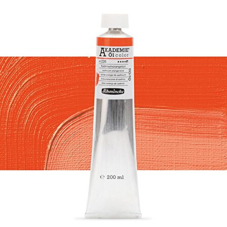 Schmincke Akademie Yağlı Boya 200ml S.1 226 Cadmium Orange Hue