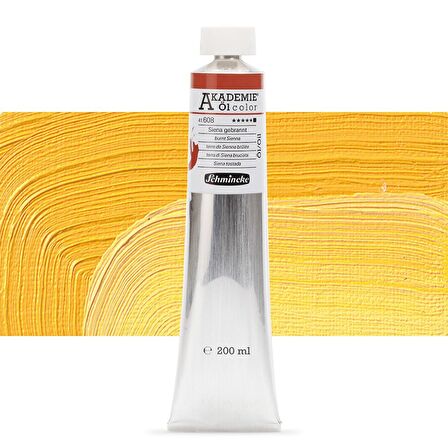 Schmincke Akademie Yağlı Boya 200ml S.1 608 Burnt Sienna