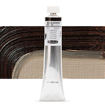 Schmincke Akademie Yağlı Boya 200ml S.1 614 Vandyke Brown