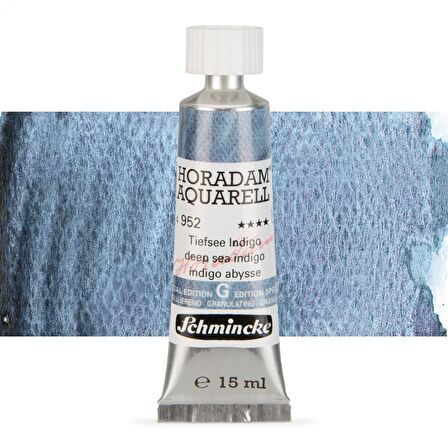 Schmincke Horadam Aquarell Tube 15ml Super Granulation Seri 952 Deep Sea Indigo
