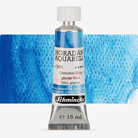 Schmincke Horadam Aquarell Tube 15ml Super Granulation Seri 961 Glacier Blue