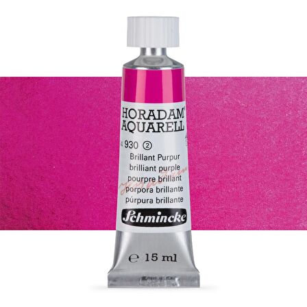 Schmincke Horadam Aquarell Tube Tüp Sulu Boya 15ml Brilliant Purple 930 S.2