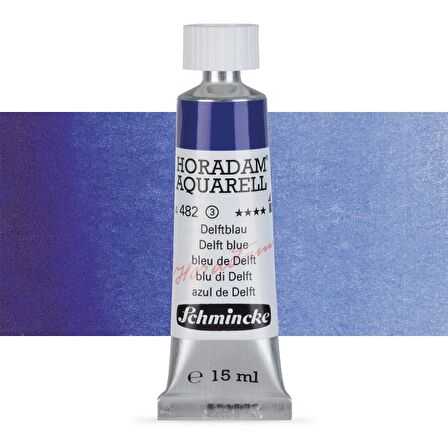 Schmincke Horadam Aquarell Tube Tüp Sulu Boya 15ml Delft Blue 482 S.3