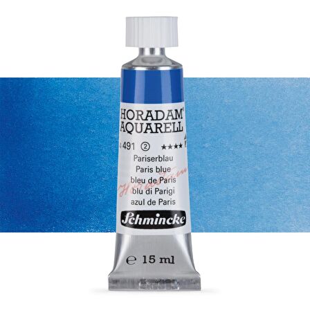 Schmincke Horadam Aquarell Tube Tüp Sulu Boya 15ml Paris Blue 491 S.2