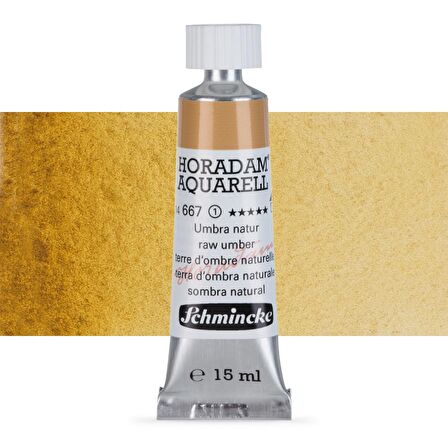 Schmincke Horadam Aquarell Tube Tüp Sulu Boya 15ml Raw Umber 667 S.1