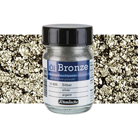 Schmincke Oil Metalik Yağlı Boya Bronzes 50ml Silver 805