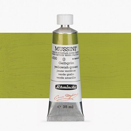 Schmincke  Mussini Yağlı Boya 35ml Yellowish Green 530 S.2