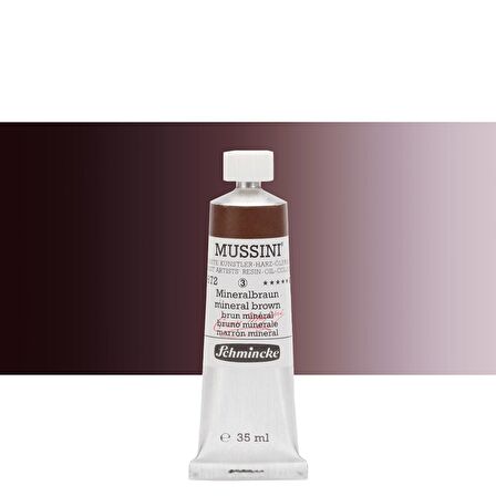 Schmincke  Mussini Yağlı Boya 35ml Mineral Brown 672 S.3 (Raw Umber Light)