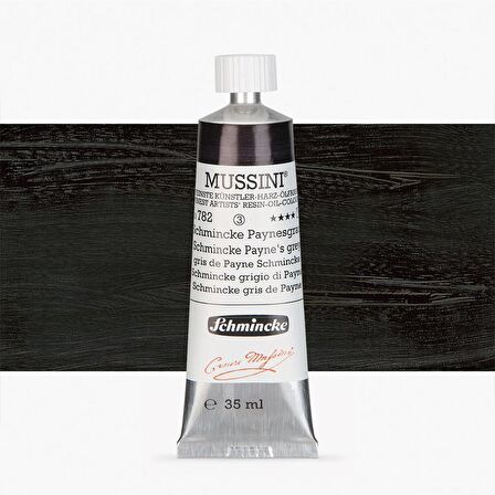 Schmincke  Mussini Yağlı Boya 35ml Schmincke Payne's Grey 782 S.3